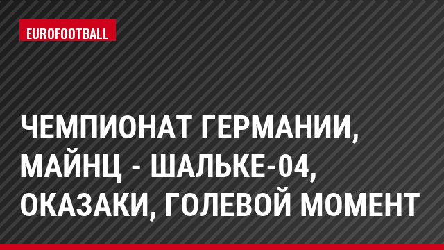 Чемпионат Германии, Майнц - Шальке-04, Оказаки, Голевой момент