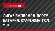 Лига чемпионов, Порту - Бавария, Куарежма, Гол, 2-0