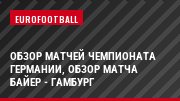 Обзор матчей чемпионата Германии, Обзор матча Байер - Гамбург