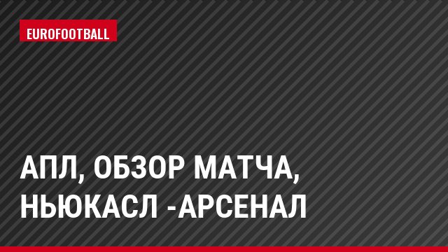 АПЛ, Обзор матча, Ньюкасл -Арсенал