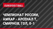 Чемпионат России, Амкар - Арсенал Т, Смирнов, Гол, 0-1