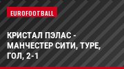 Кристал Пэлас - Манчестер Сити, Туре, Гол, 2-1