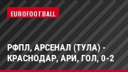 РФПЛ, Арсенал (Тула) - Краснодар, Ари, Гол, 0-2