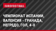 Чемпионат Испании, Валенсия - Гранада, Негредо, Гол, 4-0