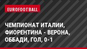 Чемпионат Италии, Фиорентина - Верона, Оббади, Гол, 0-1