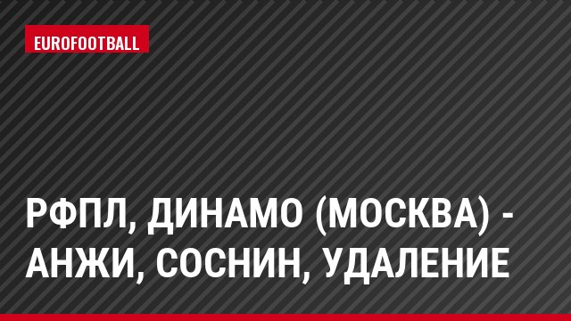 РФПЛ, Динамо (Москва) - Анжи, Соснин, Удаление