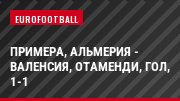 Примера, Альмерия - Валенсия, Отаменди, Гол, 1-1