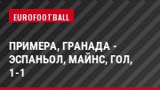 Примера, Гранада - Эспаньол, Майнс, Гол, 1-1