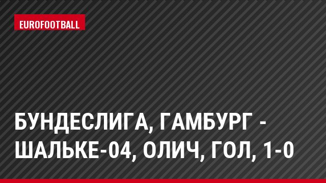 Бундеслига, Гамбург - Шальке-04, Олич, Гол, 1-0
