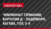Чемпионат Германии, Боруссия Д - Падерборн, Кагава, Гол, 3-0